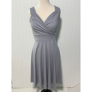 Grace Karin Fit and Flare Midi Dress V-Neck Sleeveless Casual Party Dress‎ Small